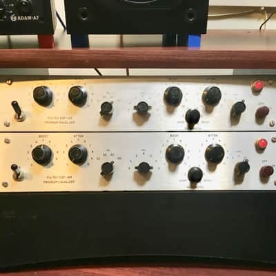 Pultec Eqp-1a-3 mached stereo pair equalizers original vintage image 6