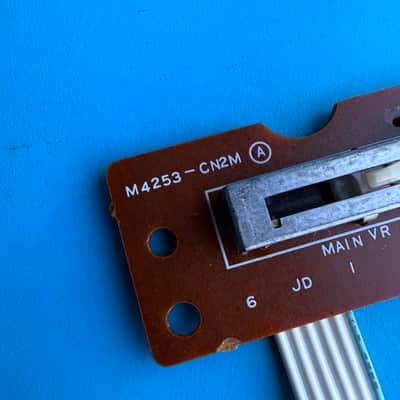 Immagine CASIO MT-240 Vintage Keyboard Part: Volume Control Slider Fader Pot PCB - 3