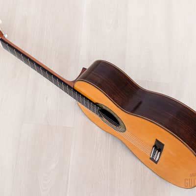 1979 Yasuyuki Abe Model No. 004 Vintage Classical Guitar, Spruce + Rosewood w/ Case image 13