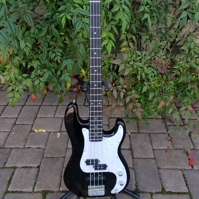 Pairadice Musician’s Supply Co. Black PJ Bass Guitar image 2