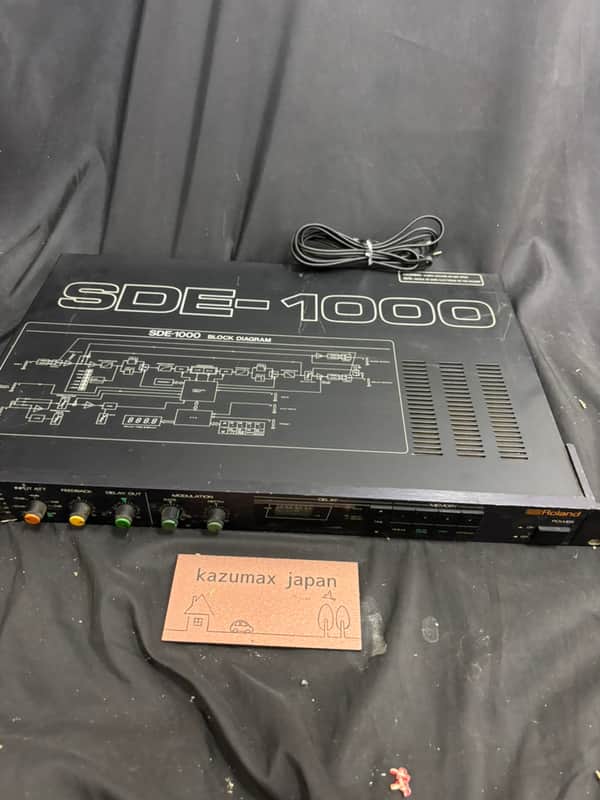 Roland SDE 1000 Digital Delay Vintage Rack Effects Processor Untested image 1