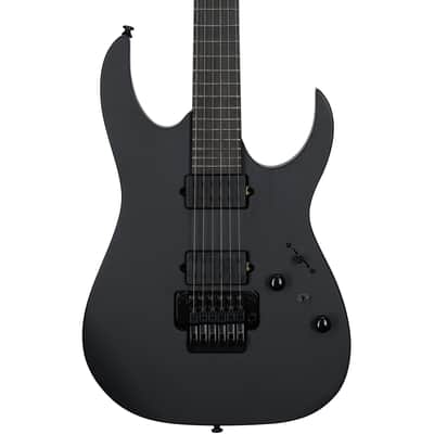 Ibanez RGRB620 RG Iron Label Guitar w/ Dimarzio Pickups - Black Flat image 1