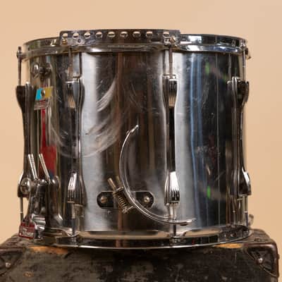 1970s Ludwig 12x15 Challenger II Metal Parade Snare Drum image 2