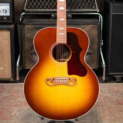 Gibson SJ-200 Studio Walnut Jumbo Acoustic/Electric Guitar - Satin Walnut Burst with Hardshell Case image 3