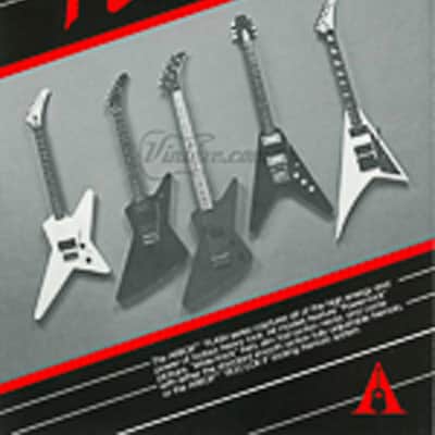 Arbor “Flex” model guitar from the “Flash Series” Vintage 1983-1985 Deep Ruby Red (RARE) image 6