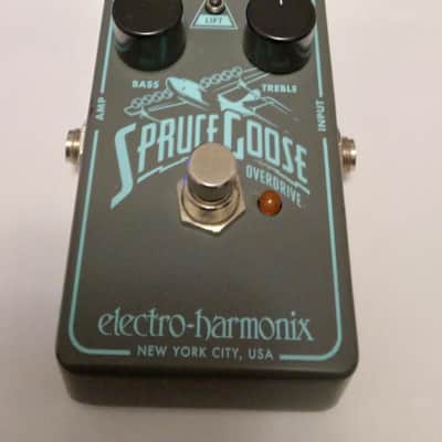 Electro-Harmonix Spruce Goose Overdrive Guitar Effect Pedal post 2020 - Gray image 3