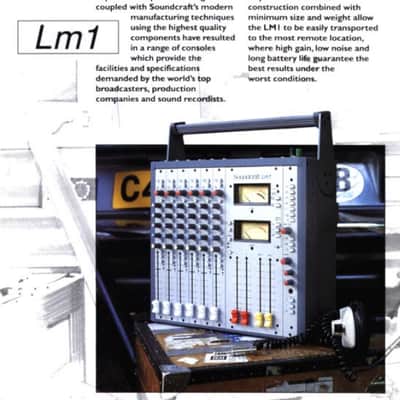 Soundcraft LM-1 Rare British Mixer EQ RECAPPED & FLIGHTCASE image 9