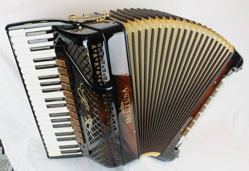 NEW Cognac Beltuna Spirit IV Luxury Edition Piano Accordion LMMH 41 120 image 1