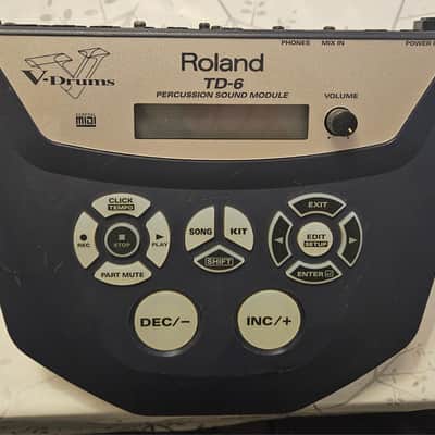 Roland TD-6 Drum Sound Module 2001 - 2003 - Black