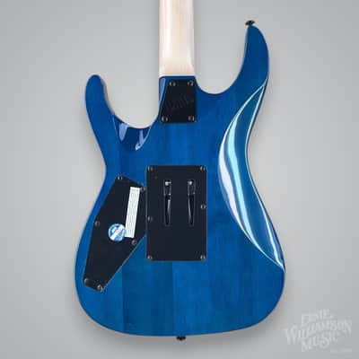 ESP LTD MH-203 QM Electric Guitar - See Thru Blue image 6