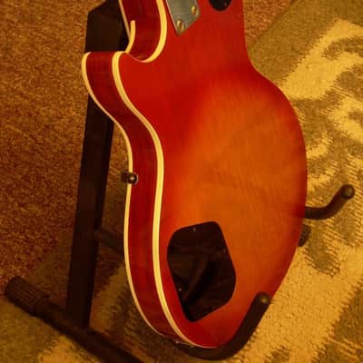 Kent Les Paul Copy 70's Sunburst image 7