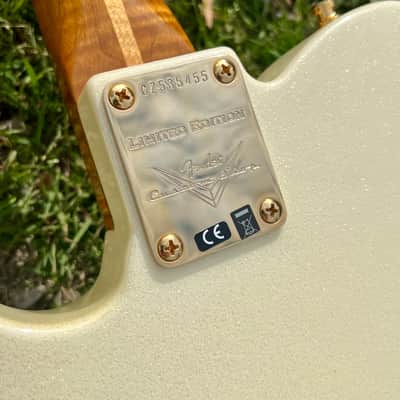 2018 NAMM Show Fender Custom Shop Limited Edition Super Custom Deluxe Twisted Telecaster Ivory White Sparkle image 13