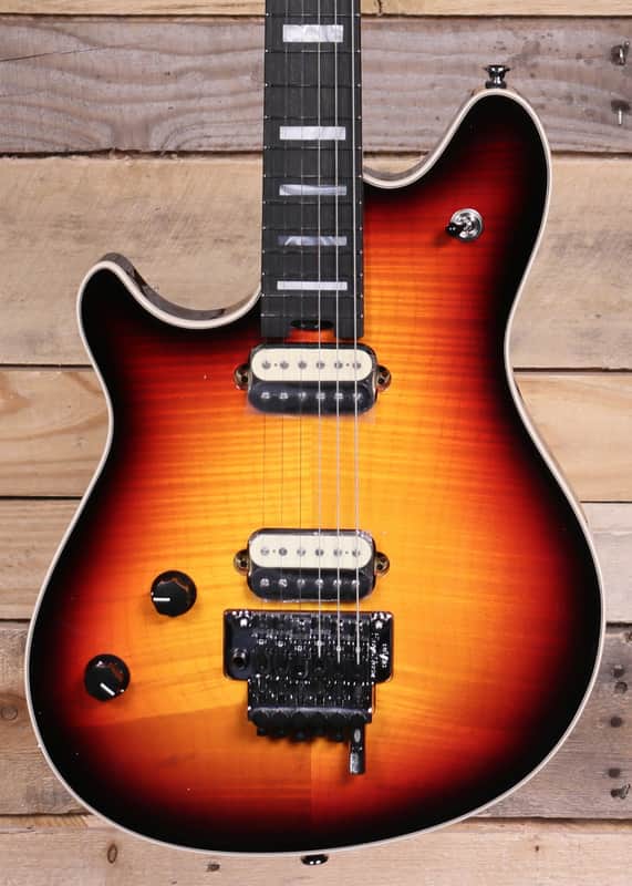 EVH Wolfgang USA Left-Hand Electric Guitar 3-Color Sunburst w/ Case image 1