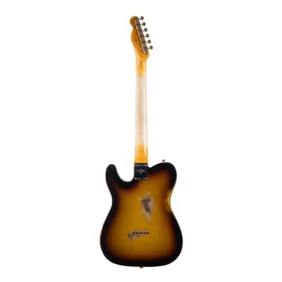 Used Fender Custom Shop 1961 Telecaster Heavy Relic - Faded Bleached 3-Color Sunburst image 4