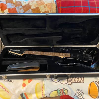 Squier Bullet - Black - Super Strat with Seymour Duncan Rail Pickups image 7