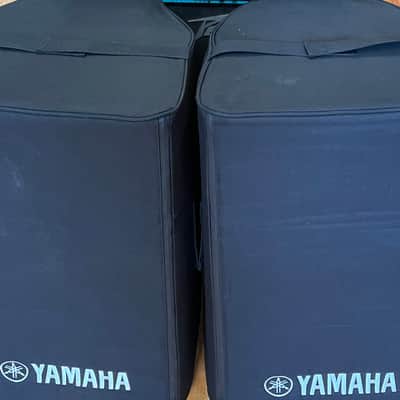 Immagine ( PAIR ) Yamaha DXR15 mkI 2-Way 1100-Watt 15" Active Loudspeaker + ( Cover )  - Very Good Condition - 2