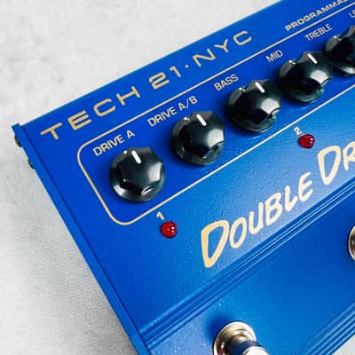 Tech 21 Double Drive 3X Pedal 2010s - Blue image 2
