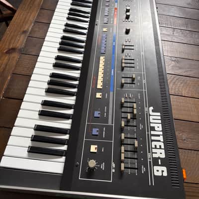 Roland Jupiter 6 61-Key Synthesizer 1983 - 1985 - Black image 3