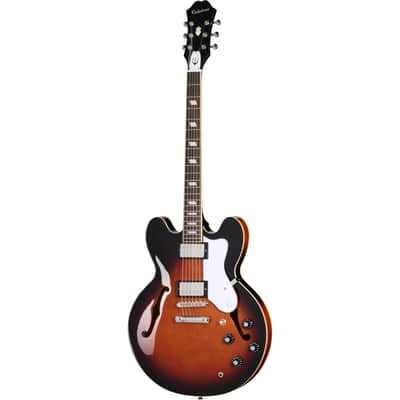 Epiphone Bonehead Riviera Electric Guitar - Dark Tobacco Burst image 2