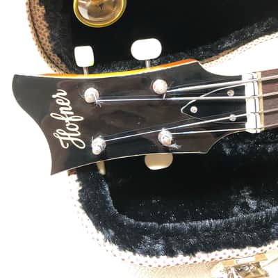 LEFTY LEFT HANDED Höfner Euroburst '62 Beatle Bass image 8