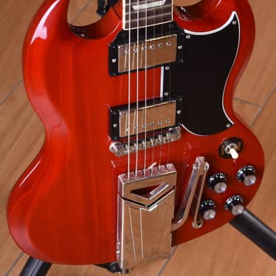 Gibson SG Standard 1961 Sideways Vibrola Vintage Cherry image 10