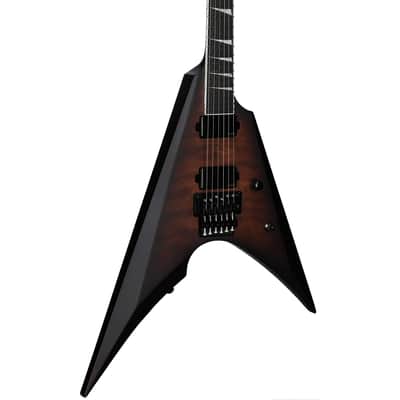 ESP LTD Arrow-1000QM Electric Guitar, Dark Brown Sunburst image 1
