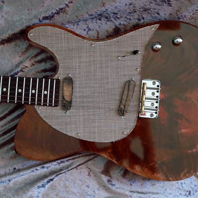 GB Liuteria Traditional Tele walnut and fabric image 13