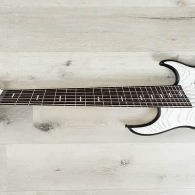 Dingwall Custom Shop Z3 Multi-Scale 6-String Bass White w/Black Ceruse, Jacob Umansky image 6