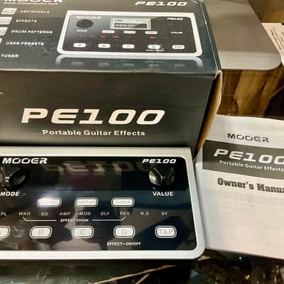 Mooer PE-100 Guitar Multi-Effects 2010s - Black/Silver image 1