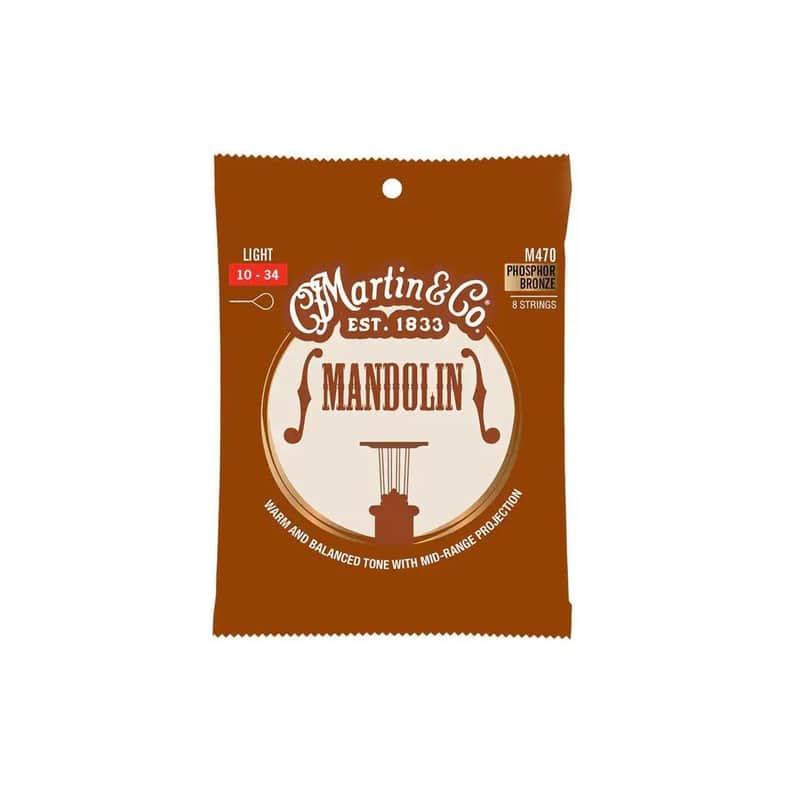Martin M475 Phosphor Bronze Mandolin Strings - Medium .011-.040 image 1