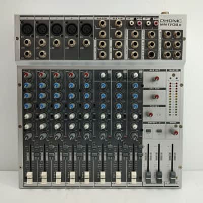 Phonic MM1705A Small Mixer 5-In + Phantom 48V - Grey image 1