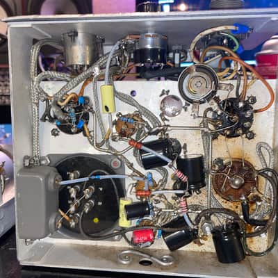 Heavily modified Rare 50’s Collins modular Lunchbox - 212y + 60H mixer w preamp - Serviced boutique mic pre! 3 input, 90db of gain w/ added 48v power! image 8