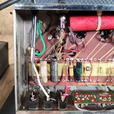 Ampeg B-15-N 1966 w/ Altec Speaker Serviced - Blue Checker image 18