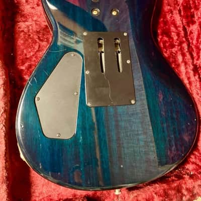 FERNANDES APG-80 Blue Burst Made in Japan 1990s Electric Guitar Used image 3
