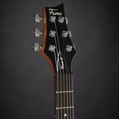 Fame Forum IV Classic (Satin Black) - Electric Guitar image 3