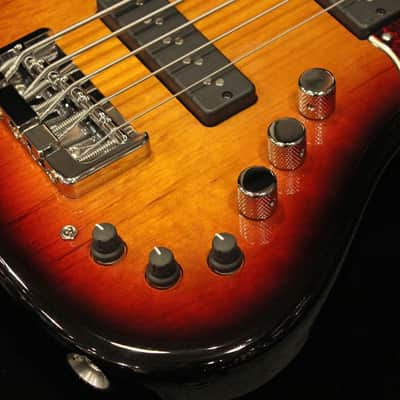 Miura Guitars U.S.A. MB-2 5st w/ Nordstrand Big Single Pickups (Alder / 3TS) image 5