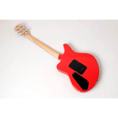 D'Angelico Premier Series Bedford SH Limited-Edition Electric Guitar with Tremolo Regular Fiesta Red image 3