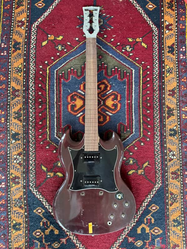 DAKO X Matsumoku (?) SG Aluminum Neck Project Guitar SG 1970s / 2022 - Natural / Poly (?) image 1