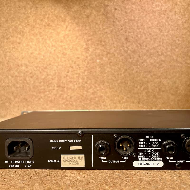 Drawmer MX50 Dual Channel Stereo De-Esser Made in UK – Serviced