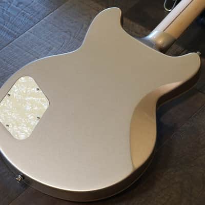 MINTY! D’Angelico Brighton Deluxe Series Double-Cut Electric Guitar Desert Sand + OHSC image 13