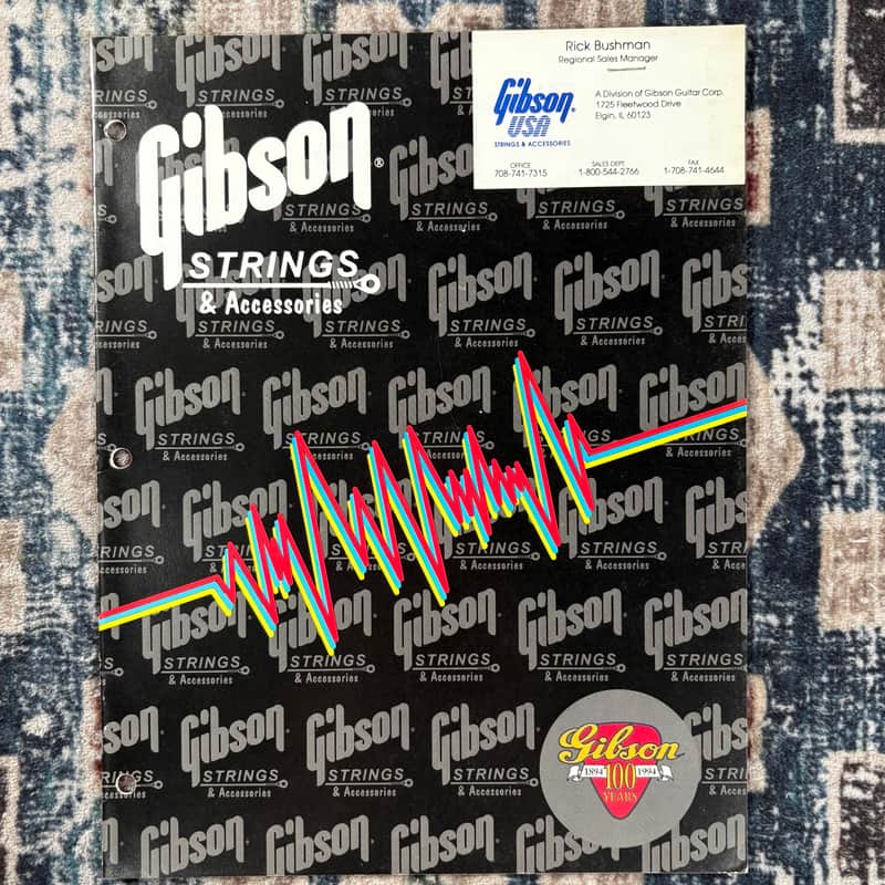 1993 Gibson Strings & Accessories Dealer Catalogue! E17 image 1