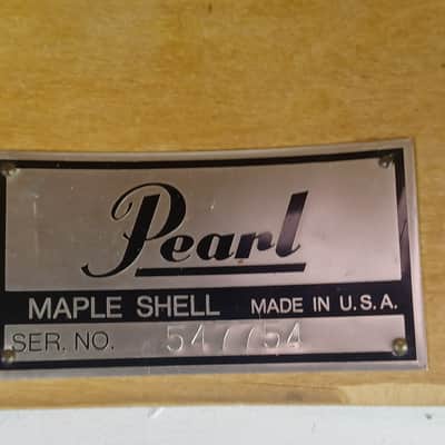 Pearl 8x8"+10" 80s Marching Tom Duo Championship Maple Sonic Cut Away 8ply Shell image 21