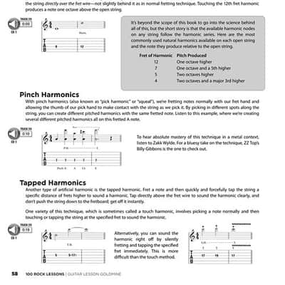 100 Rock Lessons Guitar Lesson Goldmine Series image 6