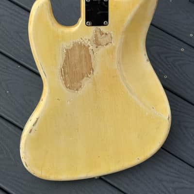 Fender Jazz Bass  1960 - ultra rare & original Stack Knob in an Olympic White Custom Color ! image 6