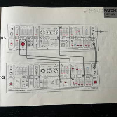 Roland System 100 102 Synth Expander - OG Operation Manual and Patch Book image 12