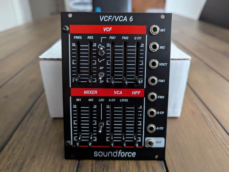 Soundforce VCF/VCA 6 Juno-Style Filter + VCA - Black - MINT image 1