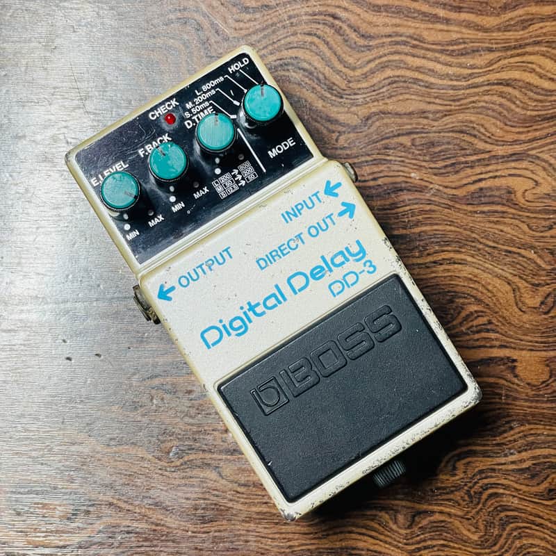Boss DD-3 Digital Delay 1986 - 1990 - White (MIJ / BIG CHIP) | Reverb