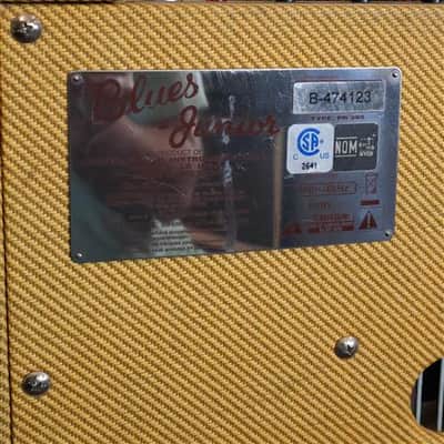 Fender Blues Junior 1x12" 15-watt Tube Amp Lacquered Tweed #B474123 - USED image 8