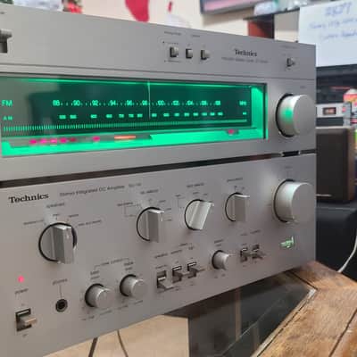 RARE A CLASS Technics SU V6 and ST 804 SERVICED SU 8044 70s - SILVER FACED image 1