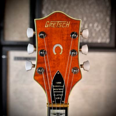 Gretsch Nashville G6120W-1955 Custom Reissue Western Orange Stain 1998 image 3